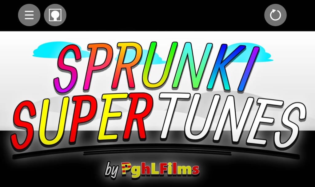 Επικάλυψη μουσικού βίντεο Sprunki Super Tunes
