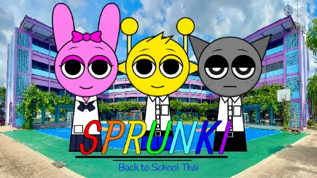 Cover for Sprunki But Back To School