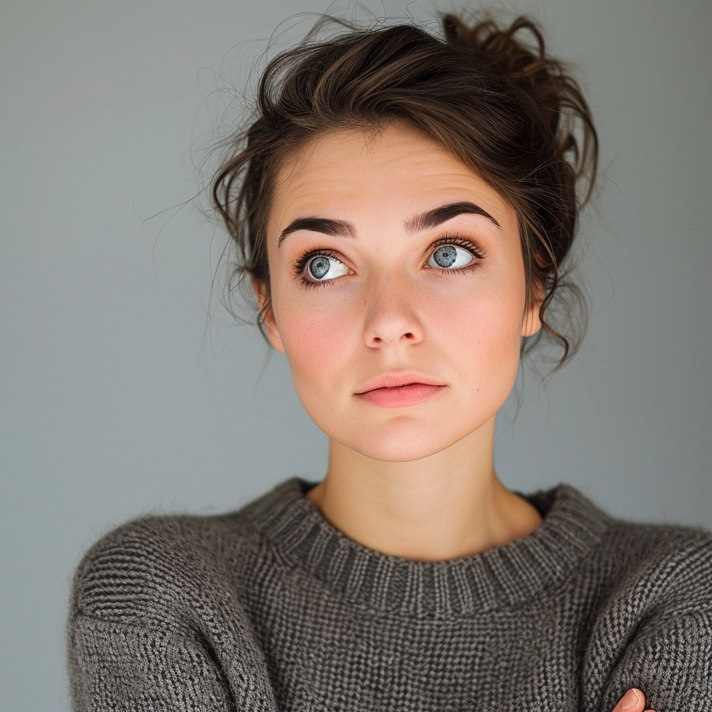 Original Frisur und Farbe