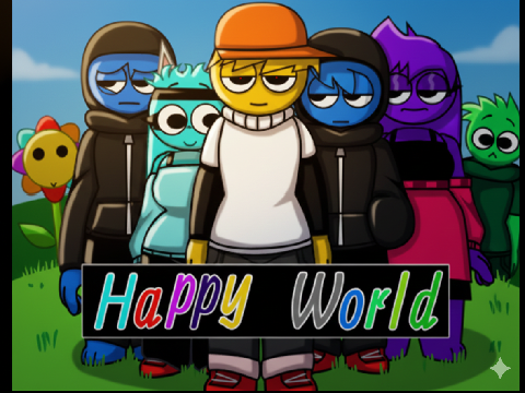 Sprunki - Happy world