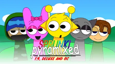 Cover for Sprunki Pyramixed DELUXE